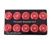 Picture of Fender Washer Kit with Color Matched M6 Bolt Rivets for Plastic - Red (Set of 10)