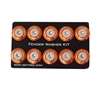 Picture of Fender Washer Kit with Rivets for Metal - Orange (Set of 10)