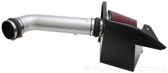Picture of Typhoon Aluminum Silver Cold Air Intake System with Red Filter