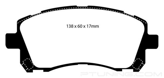 Picture of Bluestuff NDX Formula Racing Front Brake Pads