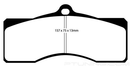 Picture of Bluestuff NDX Formula Racing Rear Brake Pads
