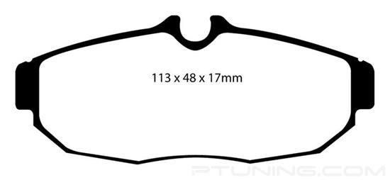 Picture of Bluestuff NDX Formula Racing Rear Brake Pads