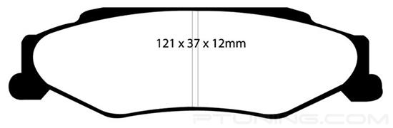 Picture of Bluestuff NDX Formula Racing Rear Brake Pads