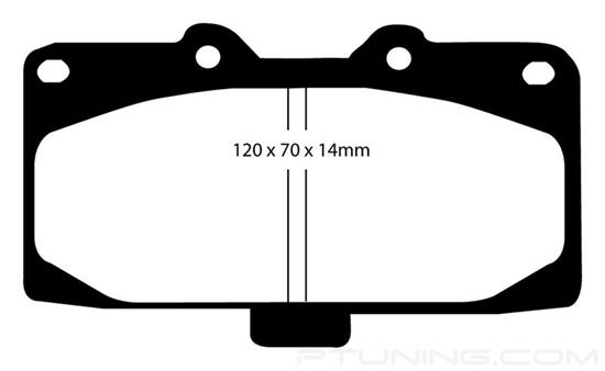 Picture of Bluestuff NDX Formula Racing Front Brake Pads
