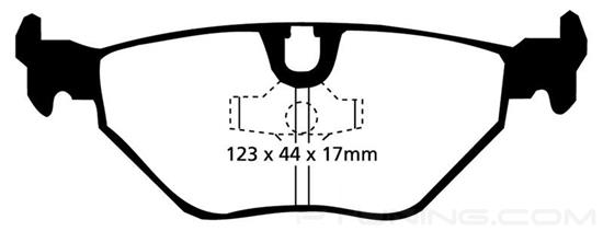 Picture of Bluestuff NDX Formula Racing Rear Brake Pads