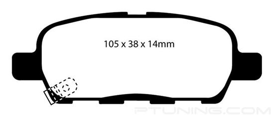 Picture of Bluestuff NDX Formula Racing Rear Brake Pads