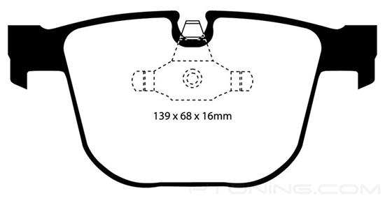 Picture of Bluestuff NDX Formula Racing Rear Brake Pads
