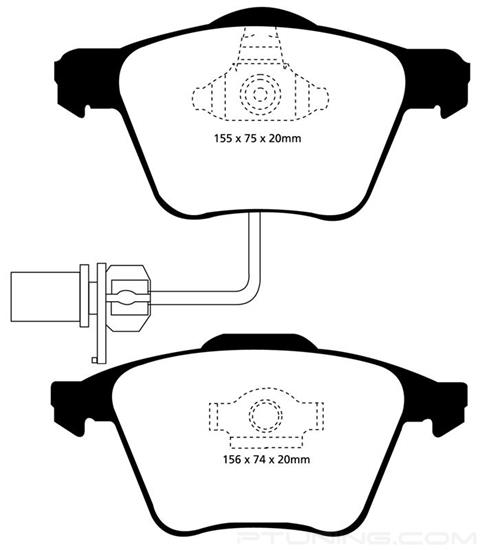 Picture of Bluestuff NDX Formula Racing Front Brake Pads