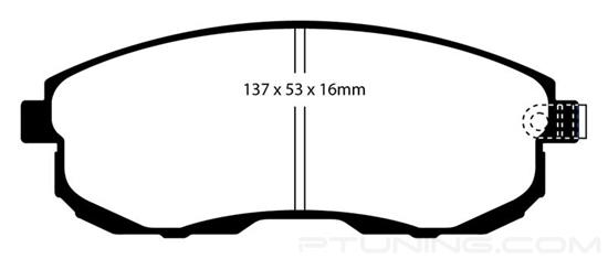 Picture of Bluestuff NDX Formula Racing Front Brake Pads