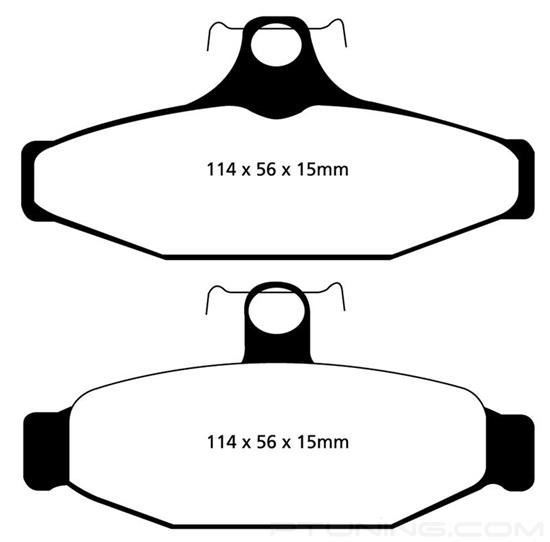 Picture of Bluestuff NDX Formula Racing Rear Brake Pads