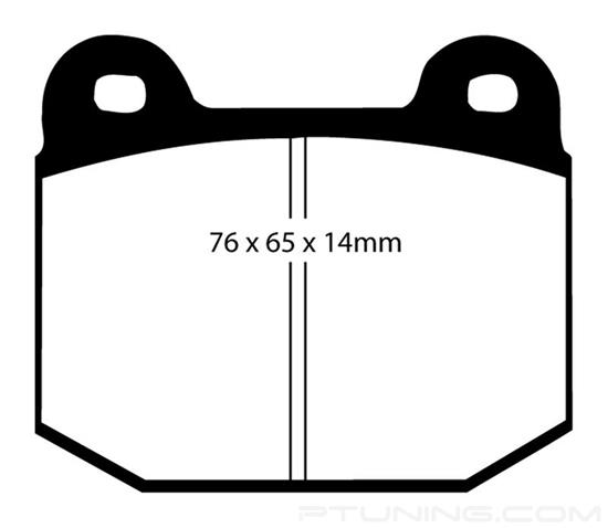 Picture of Bluestuff NDX Formula Racing Rear Brake Pads
