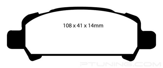 Picture of Bluestuff NDX Formula Racing Rear Brake Pads