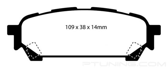 Picture of Bluestuff NDX Formula Racing Rear Brake Pads