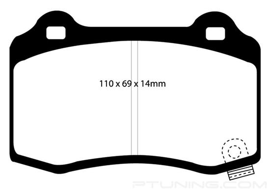 Picture of Bluestuff NDX Formula Racing Rear Brake Pads