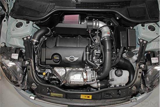 Picture of Typhoon Aluminum Silver Cold Air Intake System with Red Filter