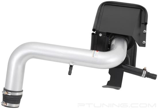 Picture of Typhoon Aluminum Silver Cold Air Intake System with Red Filter