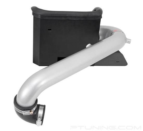 Picture of Typhoon Aluminum Silver Cold Air Intake System with Red Filter