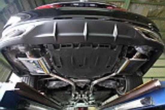 Picture of Q300 Stainless Steel Axle-Back Exhaust System with Split Rear Exit