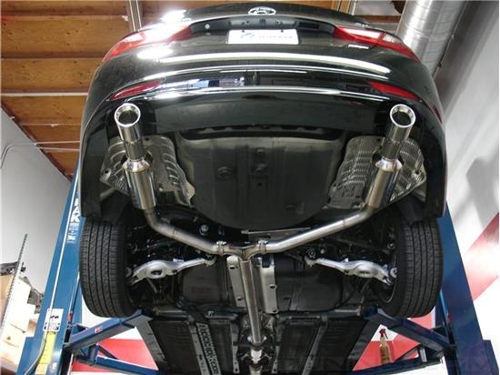 Picture of Stainless Steel Cat-Back Exhaust System with Dual Muffler, Dual Tips