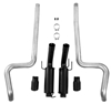 Picture of Black Series Aluminized Steel Race Version Cat-Back Exhaust System with Split Rear Exit