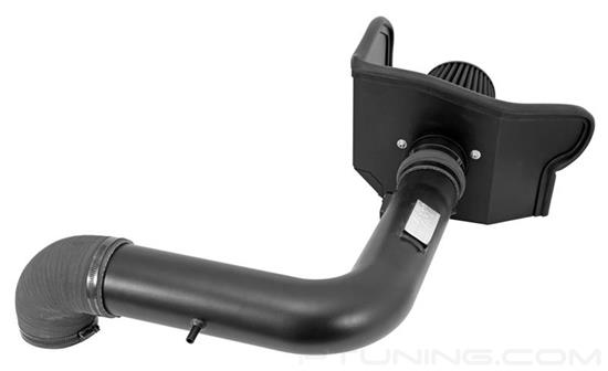 Picture of Blackhawk Induction Aluminum Black Powder Coated Cold Air Intake System with Black Filter