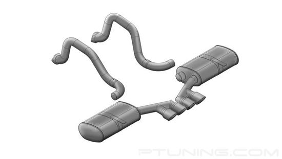 Picture of Sport 304 SS Axle-Back Exhaust System with Quad Rear Exit