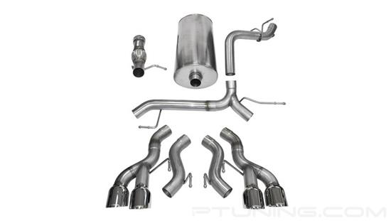 Picture of Sport 304 SS Cat-Back Exhaust System with Quad Rear Exit