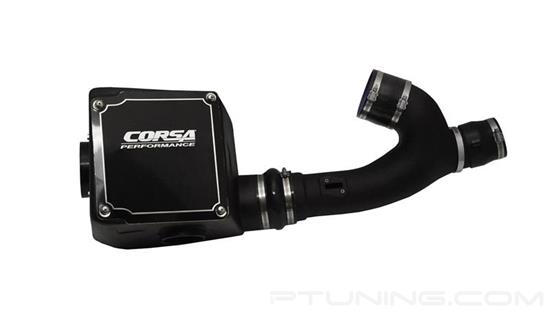 Picture of Closed Box Plastic Black Cold Air Intake System with Donaldson PowerCore Blue Filter
