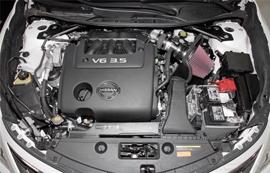 Picture of Typhoon Aluminum Black Cold Air Intake System with Red Filter