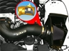 Picture of MXP Black Composite Cold Air Intake System with SynthaMax Black Filter