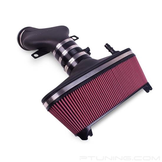 Picture of Dam Black Composite Cold Air Intake System with SynthaMax Red Filter