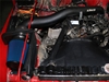 Picture of Dam Black Composite Cold Air Intake System with SynthaMax Blue Filter