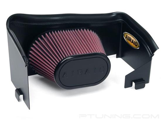 Picture of QuickFit Cold Air Intake System with SynthaFlow Red Filter with Heat Shield
