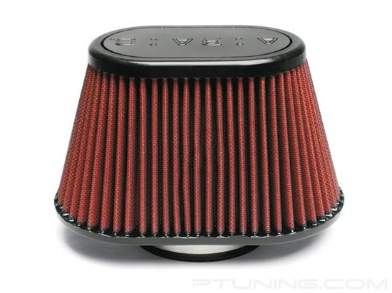 Picture of SynthaFlow Oval Tapered Red Air Filter (3.5" F x 6" BOL x 3.75" BOW x 6" TOL x 3.688" TOW x 5.25" H)