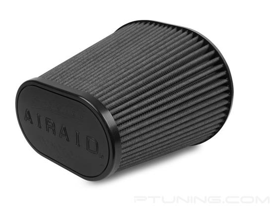 Picture of SynthaMax Oval Tapered Black Air Filter (6" F x 9.156" BOL x 7.5" BOW x 6.375" TOL x 3.875" TOW x 8" H)