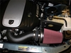 Picture of Dam Black Composite Cold Air Intake System with SynthaMax Red Filter