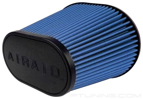 Picture of SynthaMax Oval Tapered Blue Air Filter (6" F x 6.25" BOL x 3.75" BOW x 6.25" TOL x 3.75" TOW x 7" H)