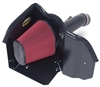 Picture of Dam Black Composite Cold Air Intake System with SynthaMax Red Filter