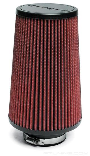 Picture of SynthaFlow Round Tapered Red Air Filter (3" F x 6" B x 4.625" T x 9" H)