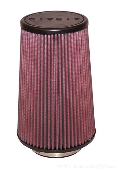 Picture of SynthaFlow Round Tapered Red Air Filter (3.5" F x 6" B x 4.625" T x 9" H)