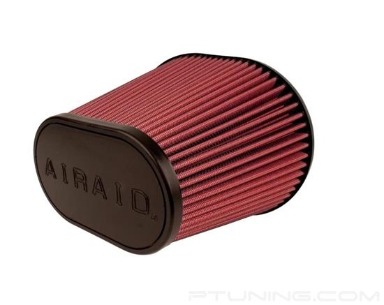 Picture of SynthaFlow Oval Tapered Red Air Filter (6" F x 9.156" BOL x 7.5" BOW x 6.375" TOL x 3.875" TOW x 8" H)