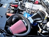 Picture of SynthaFlow Round Tapered Red Air Filter (5.625" F x 5" T x 7.5" OD x 9" H)
