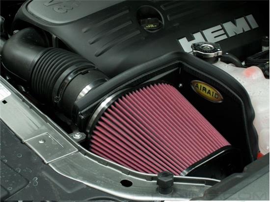 Picture of Dam Composite Cold Air Intake System with SynthaMax Red Filter without Intake Tube