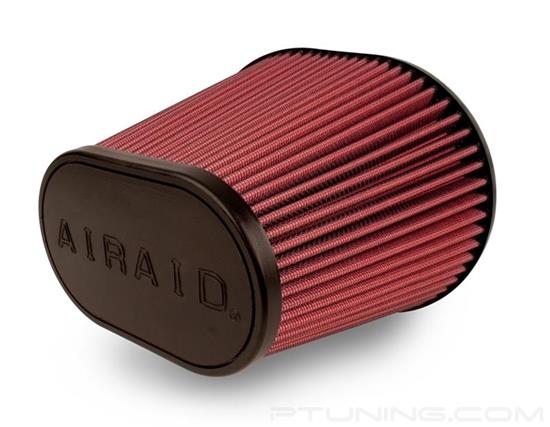 Picture of SynthaMax Oval Tapered Red Air Filter (6" F x 9.156" BOL x 7.5" BOW x 6.375" TOL x 3.875" TOW x 8" H)