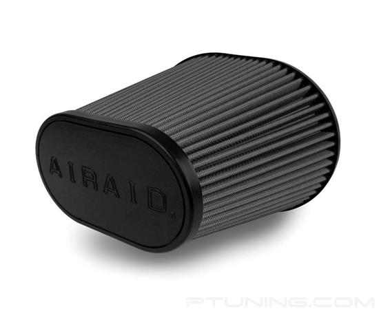 Picture of SynthaMax Oval Tapered Black Air Filter (6" F x 6.25" BOL x 3.75" BOW x 6.25" TOL x 3.75" TOW x 7" H)