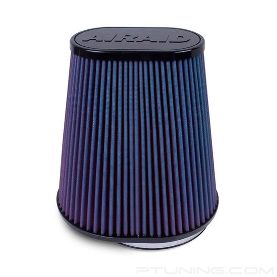 Picture of SynthaMax Oval Tapered Blue Air Filter (6" F x 6.25" BOL x 3.75" BOW x 6.375" TOL x 3.75" TOW x 9.5" H)