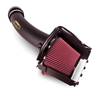 Picture of Dam Black Composite Cold Air Intake System with SynthaMax Red Filter