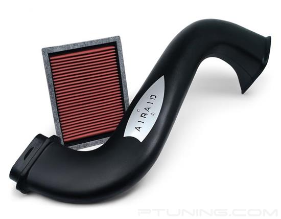 Picture of Jr. Black Composite Short Ram Intake Kit with SynthaMax Red Filter