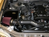 Picture of Dam Black Composite Cold Air Intake System with SynthaMax Red Filter