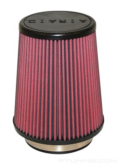 Picture of SynthaFlow Round Tapered Red Air Filter (4" F x 5.844" B x 4.719" T x 7" H)